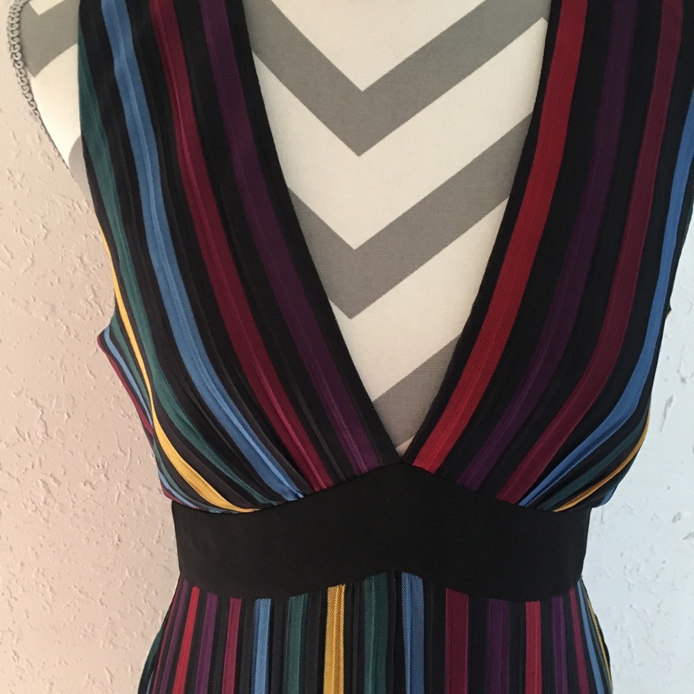 BCBG SRIPED MAXI DRESS - Picture 7 of 7